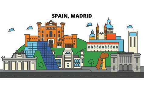 Spain Madrid Madrid City City Skyline Architecture Building Flat