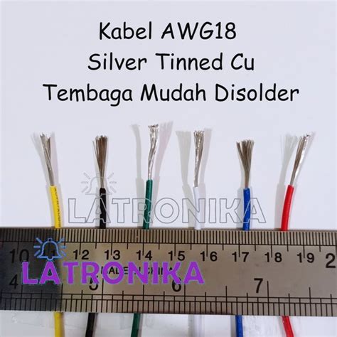 Jual Kabel Awg Silver Tinned Cu Per Meter Awg Cable Awg Awg Per