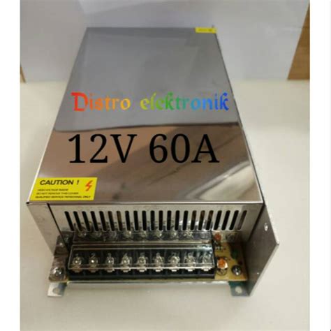 Jual Power Supply Cctv 12V 60A Power Suply Swiching 12 Volt 60 Amper