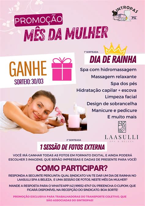 Sintropas vai presentear trabalhadora Spa Day e sessão de fotos