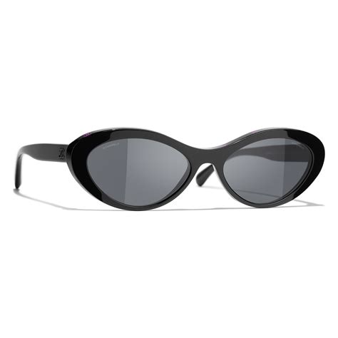 Sunglasses Oval Sunglasses Acetate — Fashion Chanel