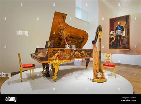 At The Russian Court An Exhibition At The New Hermitage Museum Gran Piano Exhibit A Painted