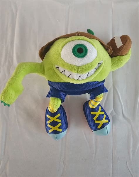 7 Plush Mike Wazowski Football Player Monsters INC Disney Pixar - Etsy