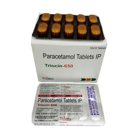 TRIOCIN 650 Tablets Tridev Pharmaceuticals