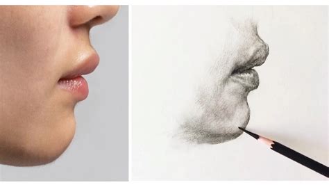 素描嘴唇详细画法—sketch Mouth Detailed Drawing Method Youtube