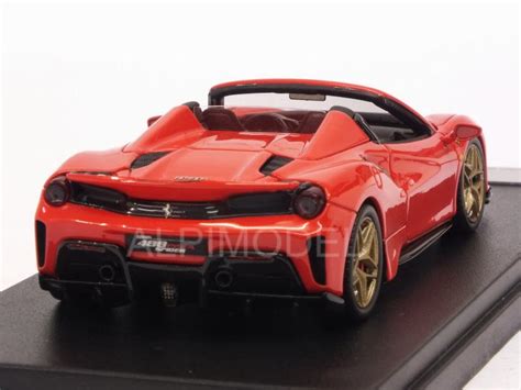 LOOKSMART LS496E Ferrari 488 Pista Spider Rosso Scuderia 1 43