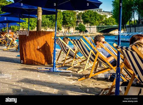 Europe European France French Paris Parisian Plage Beach Capital People