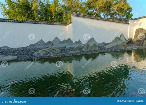 The Gardens of the Suzhou Museum Stock Image - Image of garden, autumn ...