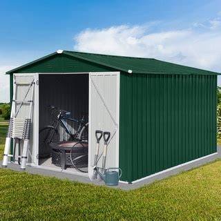 Metal garden sheds 10ft×8ft outdoor storage sheds - Bed Bath & Beyond ...