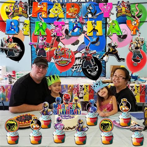 Buy Power Rangers Birthday Party Supplies Birthday Decoration Include