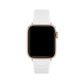 Jual Lacoste Apple Watch Strap Patit Pique Mm White Shopee Indonesia