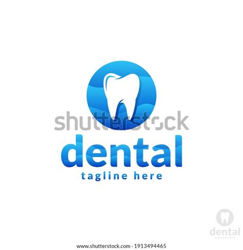 Vektor Stok Dental Teeth Care Logo Template Tanpa Royalti 1913494465