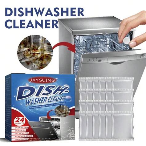 Natural Dishwasher Cleaner Pack Deep Cleaning Descaler Washing