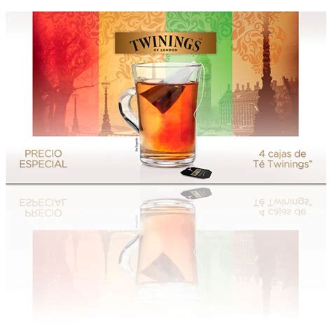 Twinings Surtido de Té 4 pzas de 25 sobres Costco México Costco