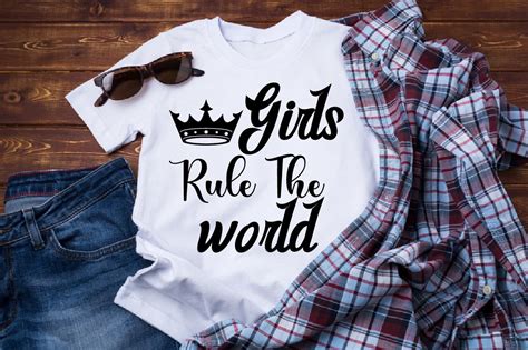 Girls Rule The World Svg Designs Graphic By Skshagor Barmon