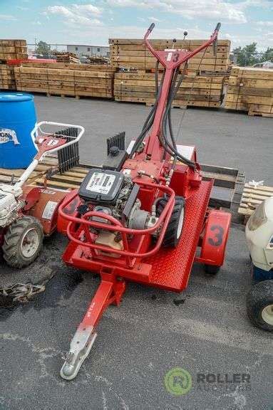 Barreto 1620 Walk Behind Rototiller 16Hp Gas Rear Tine With Trailer