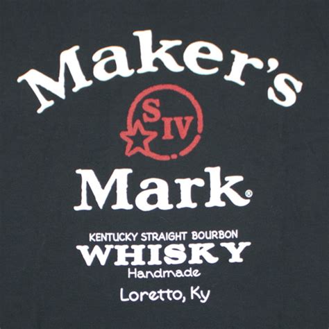 Makers Mark Whiskey Logo Long Sleeve Shirt