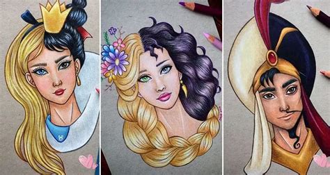 Disney Villains Drawings