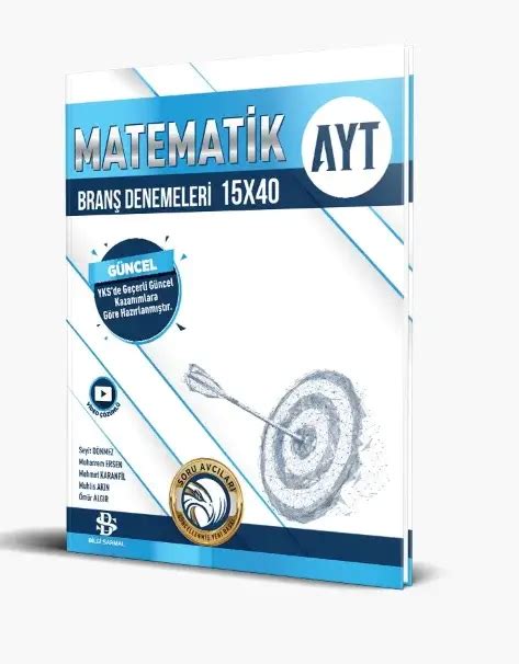 Bilgi Sarmal AYT Matematik Branş Denemeleri 2024 Kitap Mağazası