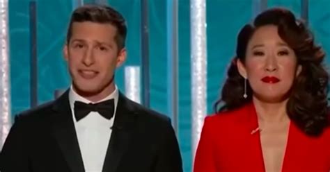 This Was Andy Samberg's Wokest Joke At The Golden Globes