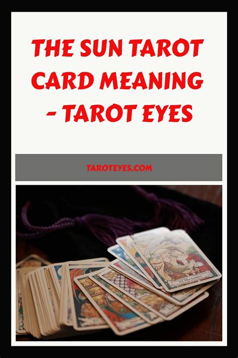 The Sun Tarot Card Meaning Artofit