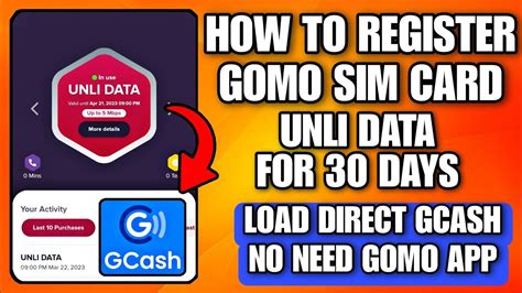 How To Load Gomo Sim Unlimited Data Direct Sa Gcash Paano Ba