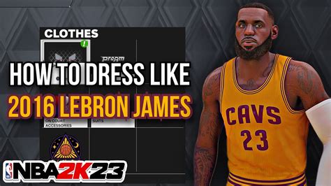 How To Turn Your Myplayer Into Lebron James Tutorial Youtube