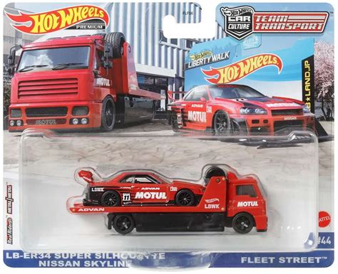 Hot Wheels Car Culture Team Transport LB ER34 Super Silhouette Nissan