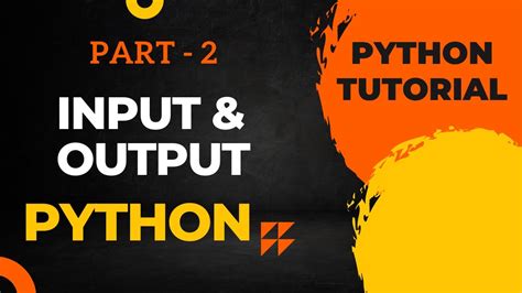 Input And Output In Python Python Crash Course Chapter 2 Youtube