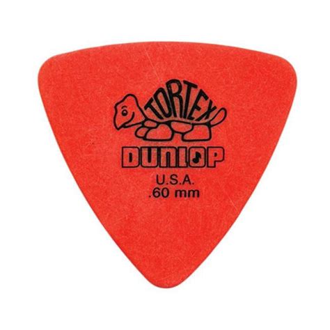 Dunlop 431R60 U 0 60 Mm Tortex Triangle Picks Pak Orange 72 Picks