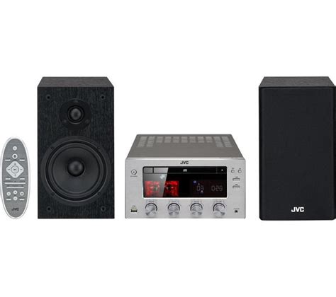 Jvc Ux D150 Wireless Traditional Hi Fi System Titanium And Black