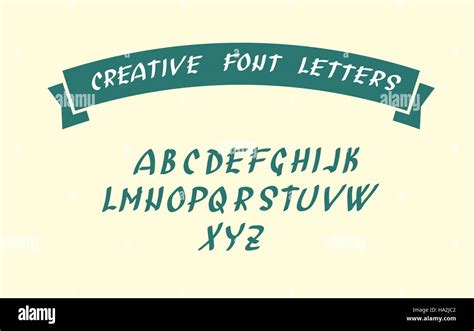 Uppercase English Alphabet Letters Handwritten Font Character Symbols