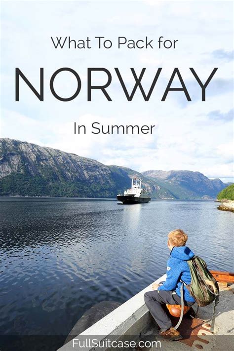 What To Wear And What To Pack For Norway In Summer