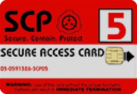 Scp Cb Level 5 Keycard Image Mtfgoober062 Mod Db