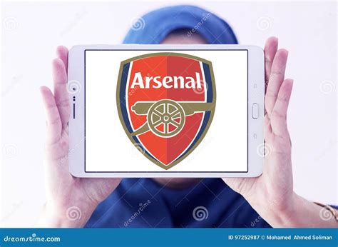 Arsenal soccer club logo editorial photography. Image of international ...