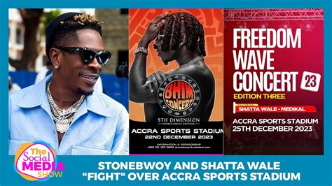 Stonebwoy And Shatta Wale Fight Over Accra Sports Stadium Youtube