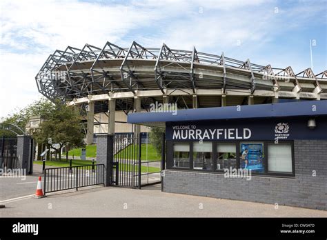 Murrayfield Stadium Edinburgh Scotland Uk United Kingdom Stock Photo