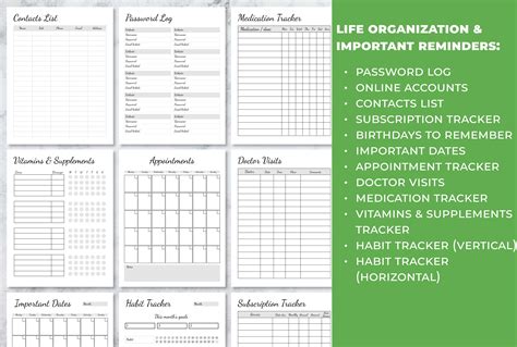 Adhd Budget Template Free