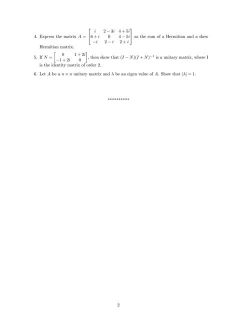 Solution Linear Algebra Tutorial With Solution Studypool