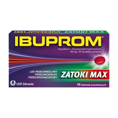 Ibuprom Zatoki Max Mg Mg Tabletki Powlekane Szt Apteka