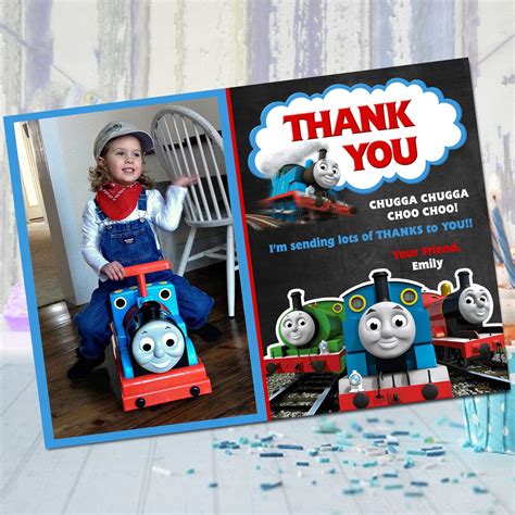 Thomas And Friends Thank You Cards Thomas The Train Thank Etsy