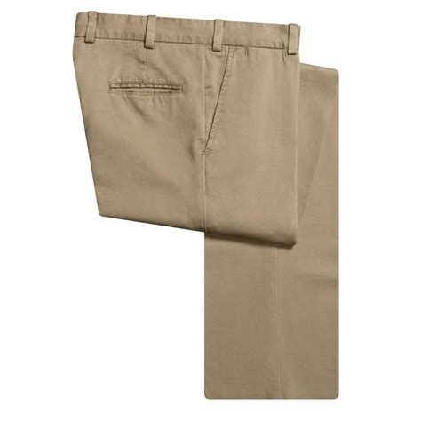 Bills Khakis M3 Vintage Twill Pants Flat Front Cotton For Men