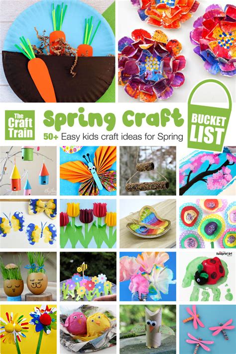 Spring crafts for kids - The Craft Train