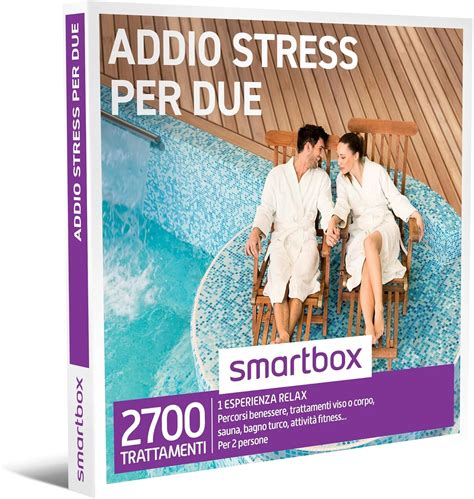 Smartbox Cofanetto Regalo Per Uomo O Donna Addio Stress Per Due