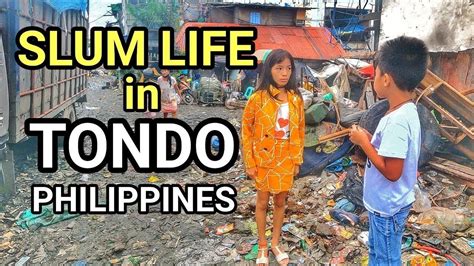 The Famous Biggest Slum In Philippines Extreme Walk At Slum Narrow Alley In Tondo Manila 4k 🇵🇭