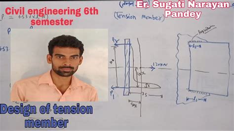 Design Of Tension Member In Hindi Steel Structure I S CODE 800