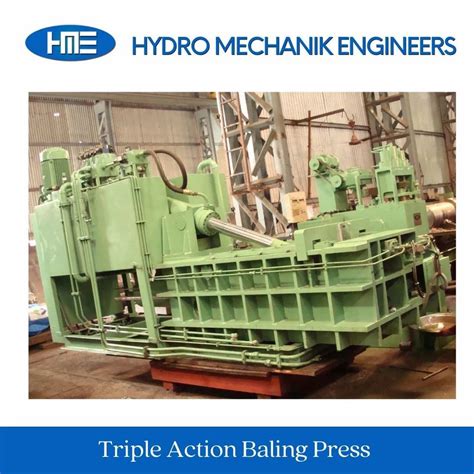 Mild Steel Triple Action Hydraulic Baling Press At Rs 700000 In Yamuna