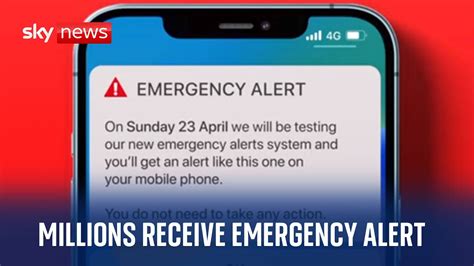 Millions Of Phone Users In Uk Receive Emergency Test Alert Message