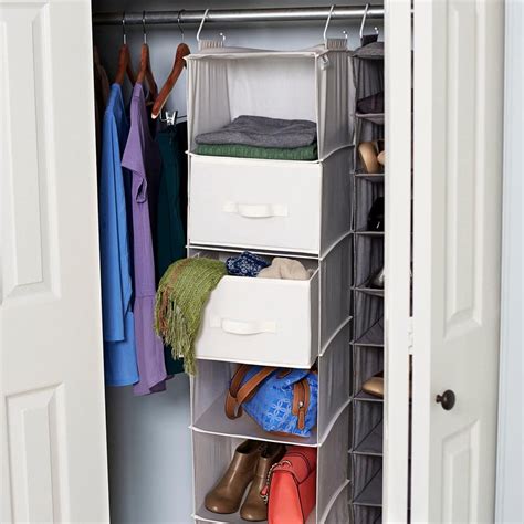 Household Essentials Hanging Closet Organizer Drawers, 2ct. | Michaels | Hanging closet ...