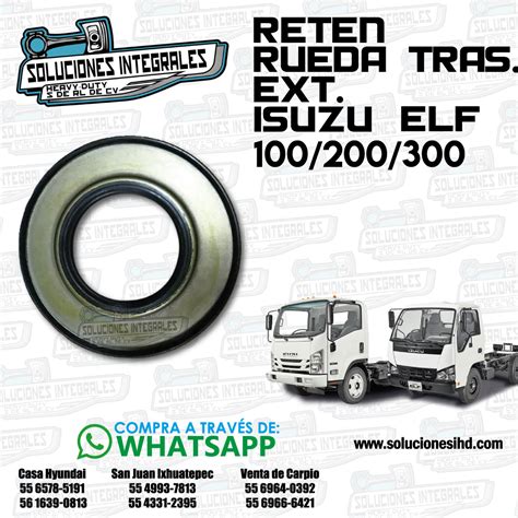 Reten Rueda Tras Ext Isuzu Elf Soluciones Ihd